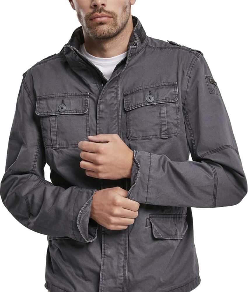 Individual Wear Men's Stylish Weatherproof Active Everyday Outdoor Field Jacket with Stand-up Collar & Concealed Hood - Image 3