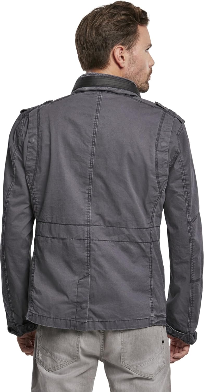 Individual Wear Men's Stylish Weatherproof Active Everyday Outdoor Field Jacket with Stand-up Collar & Concealed Hood - Image 4